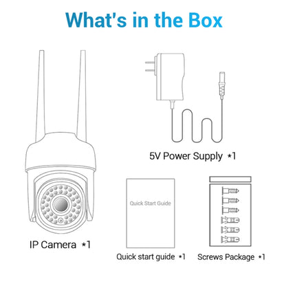 Escam PVR007 Camara de Seguridad Visión Nocturna Color WiFi