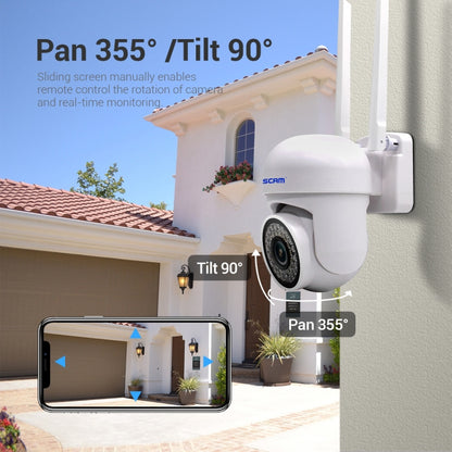 Escam PVR007 Camara de Seguridad Visión Nocturna Color WiFi