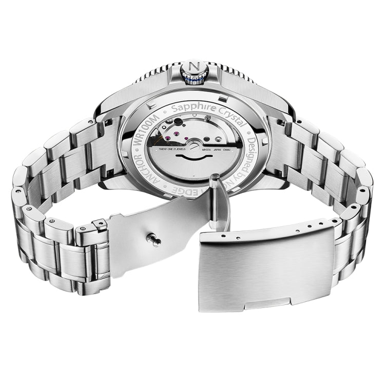 North Edge Anchor Reloj 100m Impermeable Caja 42mm Elegante