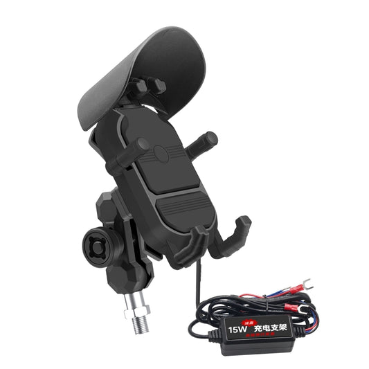 WUPP ZH-1848B1 Soporte Teléfono Moto Navegación Carga 15W