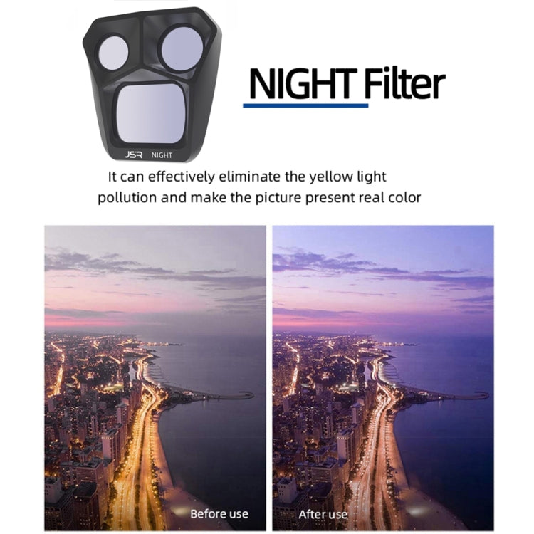 JSR GB NIGHT Filtro de Lente Multicapas Alta Transmitancia