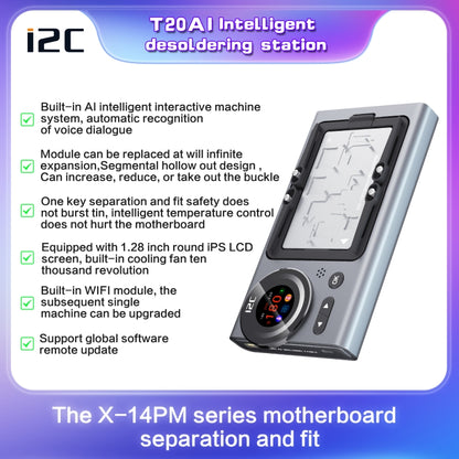 i2C T20 Estación de Desoldar Inteligente para iPhone X-13 con Voz