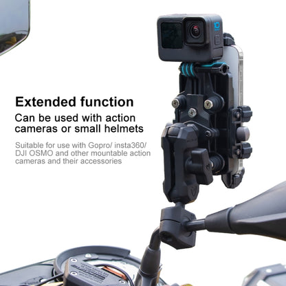 MOTOSLG Cangrejo Soporte Teléfono Motocicleta 360 Grados