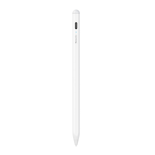 Yesido ST10 Stylus activo magnético dual modo batería 100mAh carga tipo C blanco