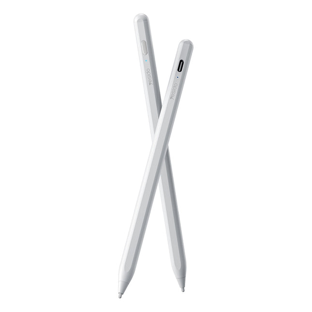 Yesido ST10 Stylus activo magnético dual modo batería 100mAh carga tipo C blanco