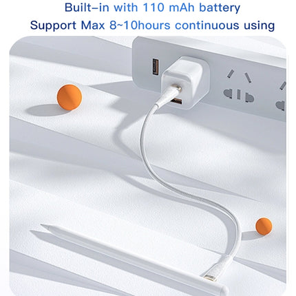 Yesido ST10 Stylus activo magnético dual modo batería 100mAh carga tipo C blanco