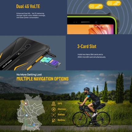 Ulefone Armor X12 Pro Teléfono IP68 4G Android 13 Rojo