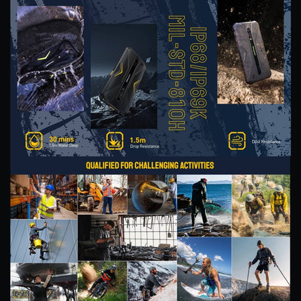 Ulefone Armor X12 Pro Teléfono IP68 4G Android 13 Rojo