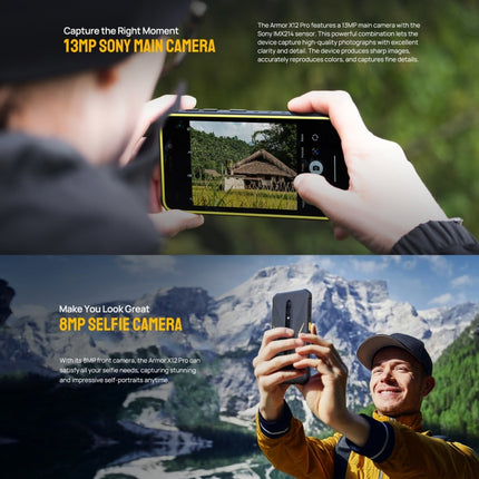 Ulefone Armor X12 Pro Teléfono IP68 4G Android 13 Rojo