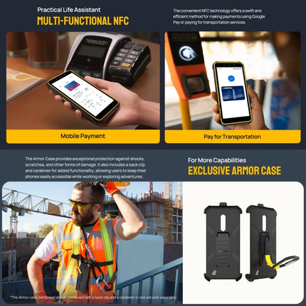 Ulefone Armor X12 Pro Teléfono IP68 4G Android 13 Rojo