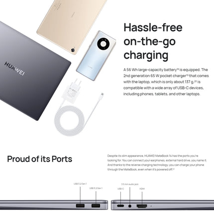 Huawei MateBook 14 Laptop 16GB+512GB I5-1240P Touchscreen