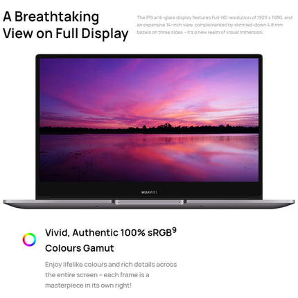 Huawei MateBook B3-420 Portátil 8GB+512GB I5 11th Gen by Huawei