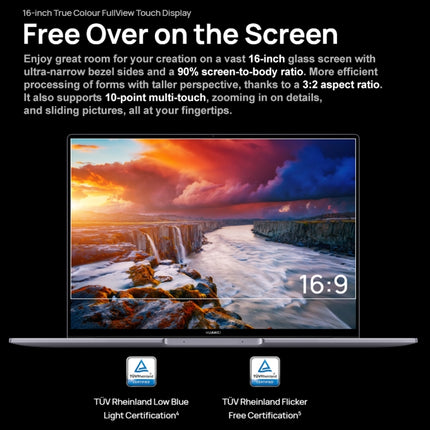 Huawei MateBook 16s Laptop 16GB+512GB Pantalla Táctil