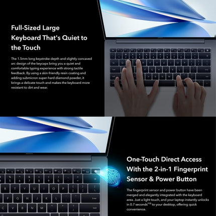 Honor MagicBook 14 2022 Portátil 16GB+1TB Gráfica RTX2050 by Huawei