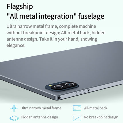 BDF P90 Tablet PC 10.1 pulgadas 8GB RAM 128GB Android 11 Dual SIM Azul
