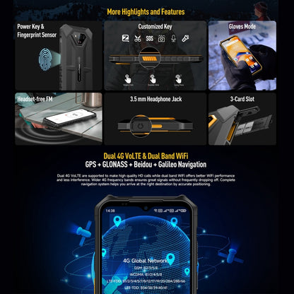 Ulefone Armor X13 Teléfono 6GB64GB 4G IP68 Resistente by Ulefone