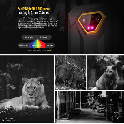 Ulefone Armor X13 Teléfono 6GB64GB 4G IP68 Resistente