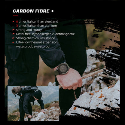 NORTH EDGE ALPS Reloj Deportivo Inteligente Impermeable para Aventureros