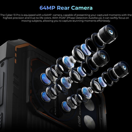 HOTWAV CYBER 13 Pro Teléfono Resistente 12GB+256GB IP68