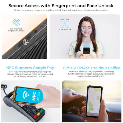 HOTWAV CYBER 13 Pro Teléfono Resistente 12GB+256GB IP68