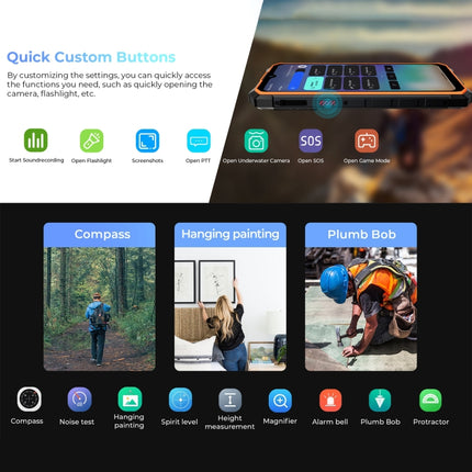 HOTWAV CYBER 13 Pro Teléfono Resistente 12GB+256GB IP68