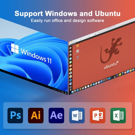 GXMO N42 Mini PC 6GB+256GB Intel N4020 Windows 11 WiFi by GXMO