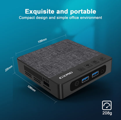 GXMO N42 Mini PC 6GB+256GB Intel N4020 Windows 11 WiFi by GXMO