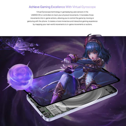 UMIDIGI G5 Smartphone 8GB+128GB 6.6in Android 13 4G Desbloqueo Facial AI