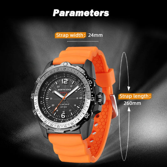 North Edge Evoque2 Reloj Deportivo Carga Solar Impermeable