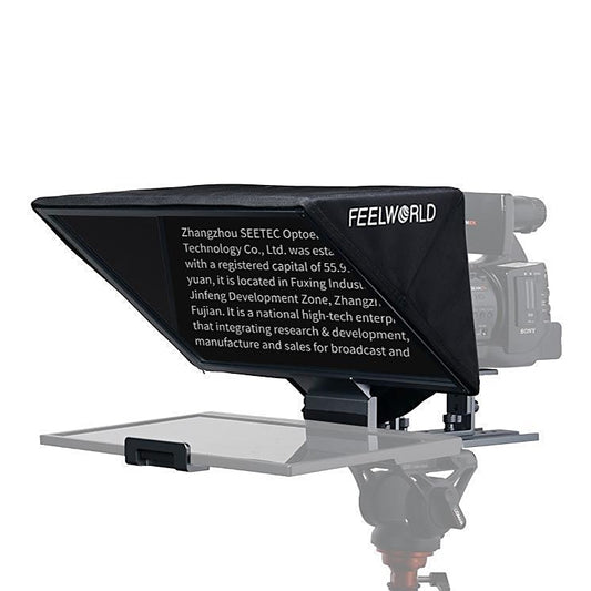 FEELWORLD TP16 Teleprompter Folding Con Bluetooth Remoto Para Tableta 16Pulgadas