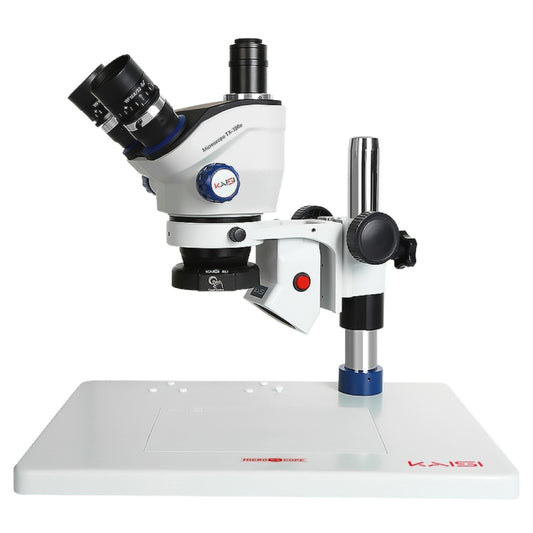 Kaisi TX-350E Ver1.2 Microscopio Estereoscópico 7X-50X Zoom Base Grande