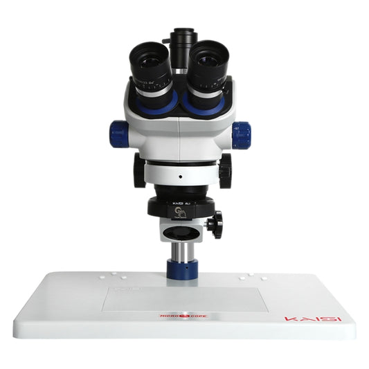 Kaisi TX-350E Ver1.2 Microscopio Estereoscópico 7X-50X Zoom Base Grande