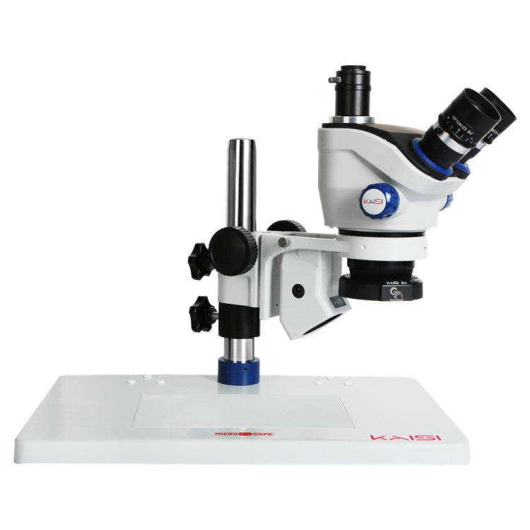 Kaisi TX-350E Ver1.2 Microscopio Estereoscópico 7X-50X Zoom Base Grande