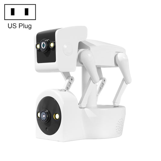 ESCAM PT212 4MP Cámara WiFi Perro Robot Doble Lente