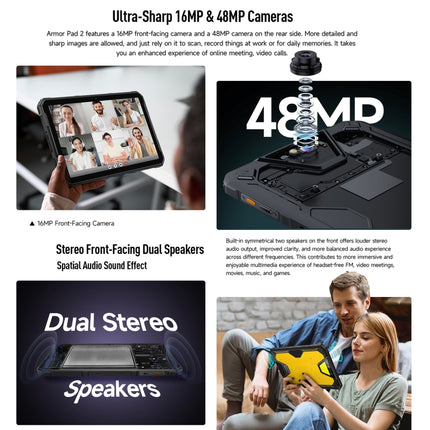 Ulefone Armor Pad 2 Tableta 11 Pulgadas 16GB+256GB 4G