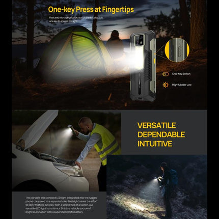 Ulefone Armor 24 Smartphone 4G 12GB+256GB Batería 22000mAh by Ulefone