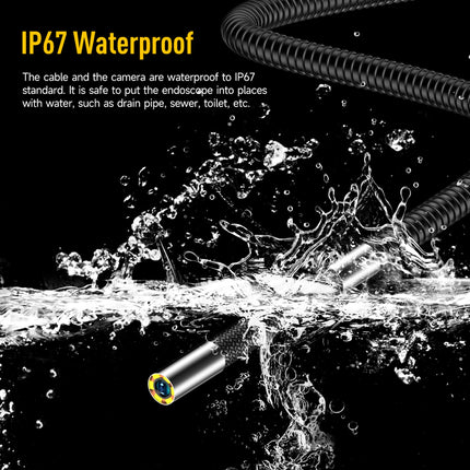 Ulefone uSmart E03 Endoscopio giratorio IP67 cámara 1MP cable 1m negro
