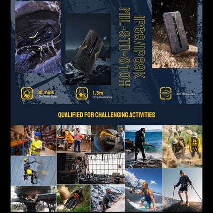 Ulefone Armor X12 Teléfono 3GB+32GB Desbloqueo Facial 4G