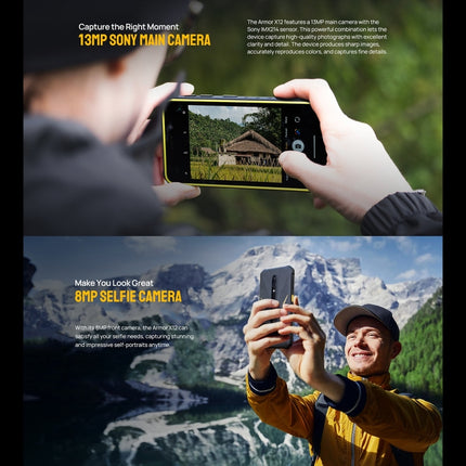 Ulefone Armor X12 Teléfono 3GB+32GB Desbloqueo Facial 4G