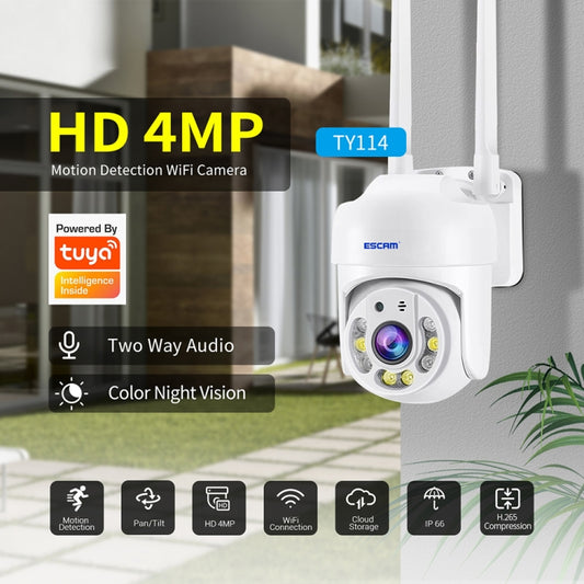 Escam TV114 Cámara WiFi De Seguridad Visión Nocturna 20m