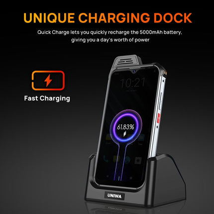 UNIWA W888 HD+ Teléfono Resistente 4GB 64GB Pantalla 6.3 P35