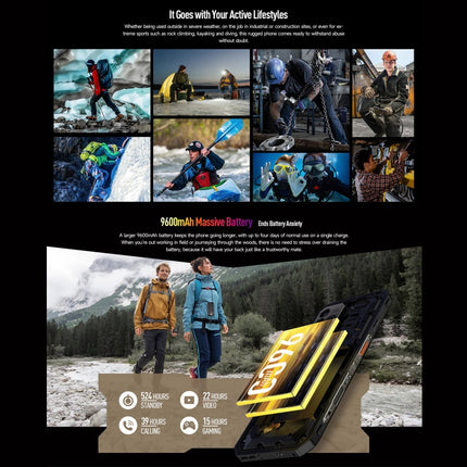 Ulefone Power Armor 18T Celular 12GB+512GB Termicas 5G by Ulefone