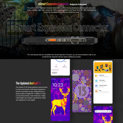 Ulefone Power Armor 18T Celular 12GB+512GB Termicas 5G by Ulefone