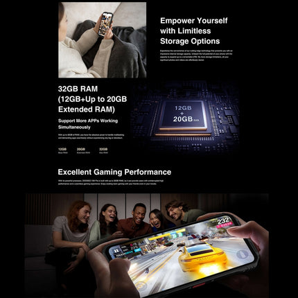 DOOGEE V30 Pro Smartphone 6.58in 10800mAh 5G Cámara 200MP Gran Autonomía