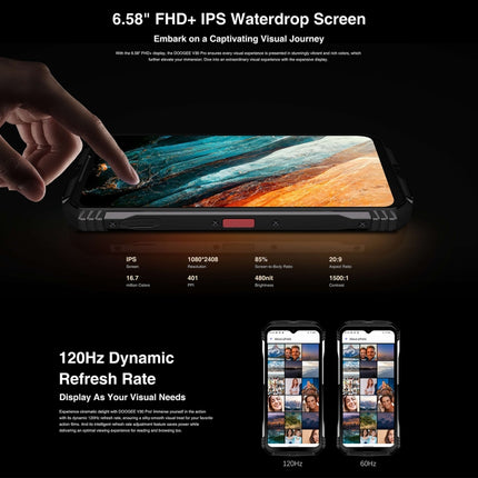 DOOGEE V30 Pro Smartphone 6.58in 10800mAh 5G Cámara 200MP Gran Autonomía