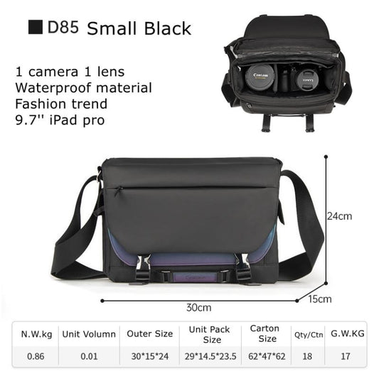 Cwatcun D85 Bolsa para Cámara Acceso Lateral Impermeable