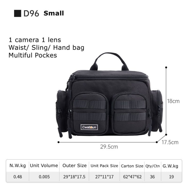 Cwatcun D96 Bolso De Cintura Para Cámara Ligero Urbano