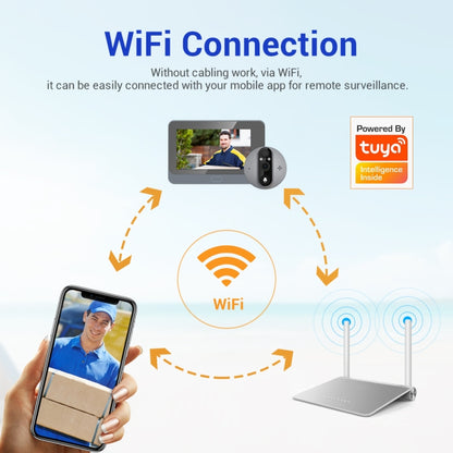 ESCAM C87 Visor Puerta Digital 1080P WiFi Videoportero