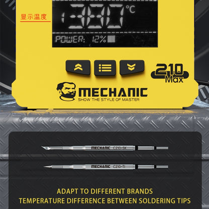 Mechanic 210MAX Estación De Soldadura Termostática Doble Con Pantalla Digital