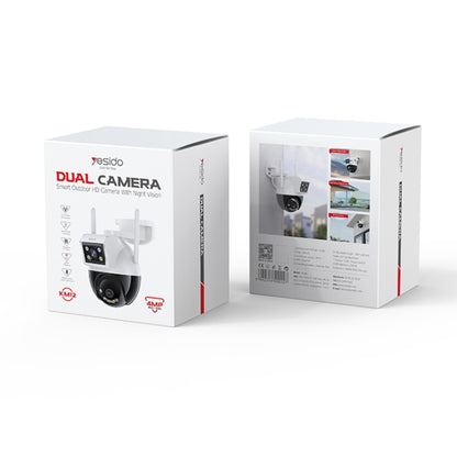 Yesido KM12 Cámara HD 2.0MP 1080P Doble Lente WiFi
